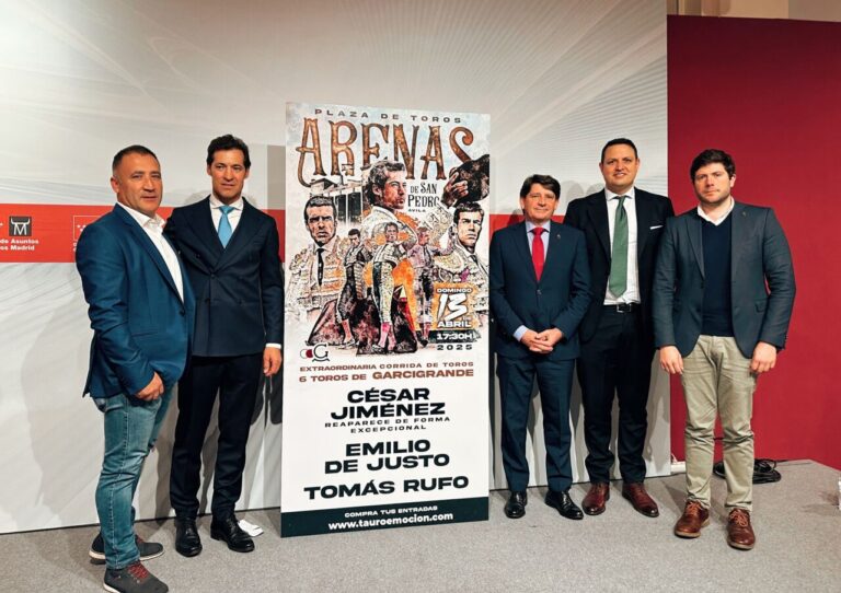César Jiménez présente à Madrid sa réapparition du dimanche des Rameaux à Arenas de San Pedro