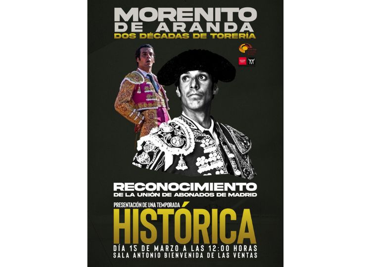 Morenito de Aranda, reconnaissance des fans de Madrid le 15 mars