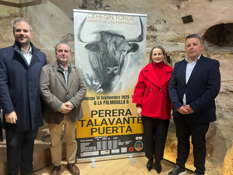 Perera, Talavante et Puerta: Terna de luxe pour récupérer la corrida en l'honneur de la Virgen de Las Maravillas de Cehegín
