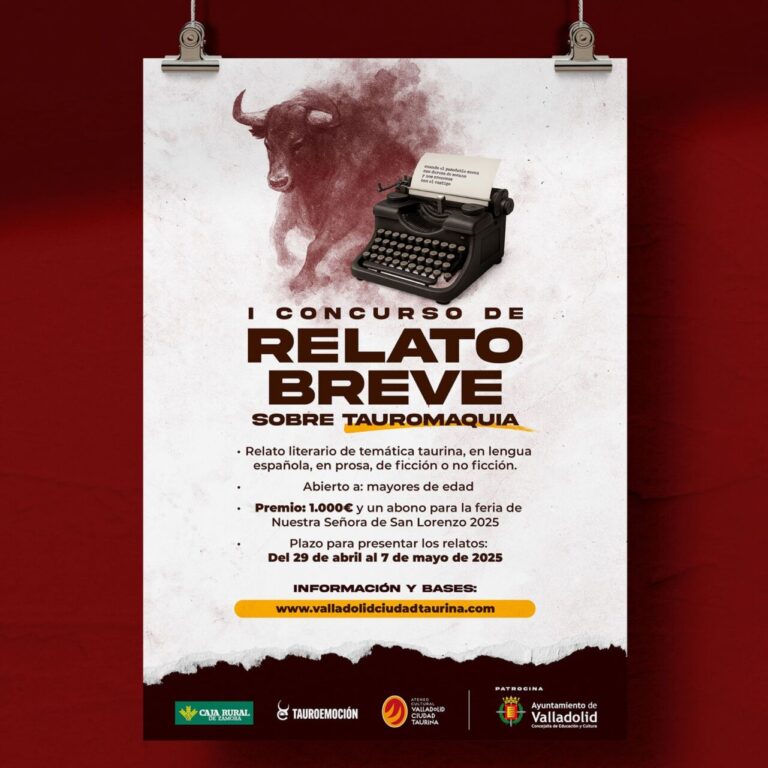 La culture culturelle d'Athenaeum « Valladolid Taurina City » lance le concours d'histoire I Bref sur Tauromaquia