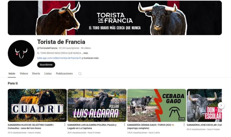 YouTube Re-Charges contre la corrida: la chaîne Torista de France, une nouvelle victime de censure