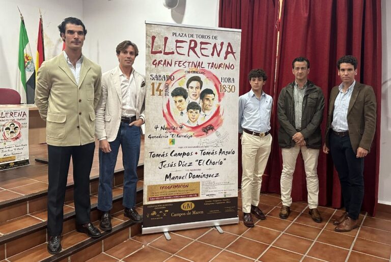 Les taureaux à Llerena reviennent avec un festival de corrida
