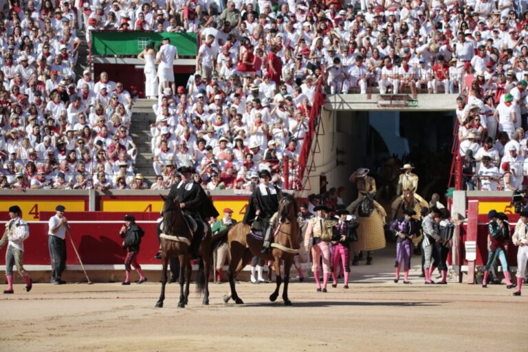The Bullfight, sous les projecteurs de Pampelune: les sondeurs intervieweront des voisins des quartiers de Pampelune pour différents aspects de San Fermín, parmi lesquels est la corrida