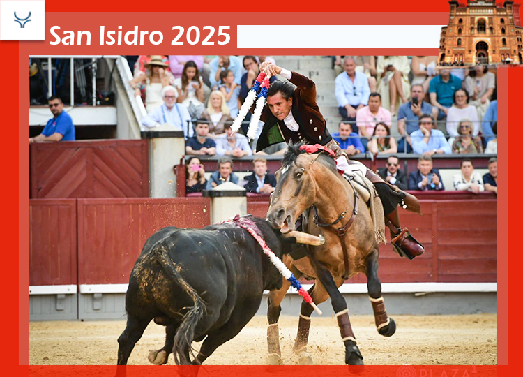 La deuxième citation de Rejones de la foire de San Isidro, sur vidéo