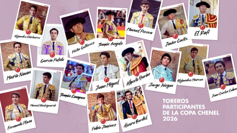 Les 18 toreros qui combattront pour la Coupe Chenel 2026 dévoilés