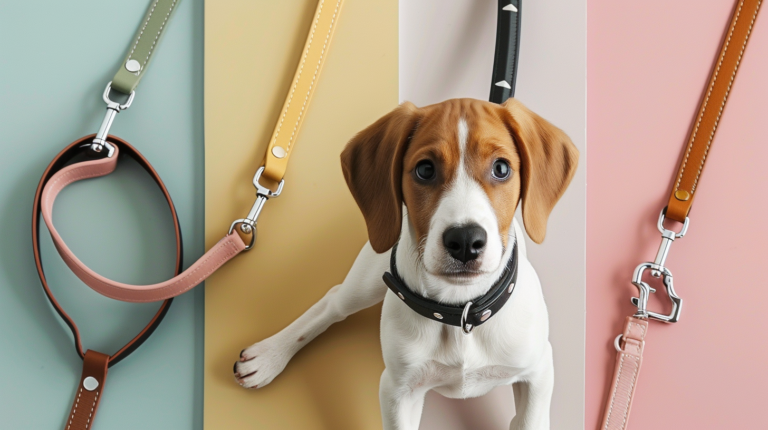 Laisse pour chien en cuir