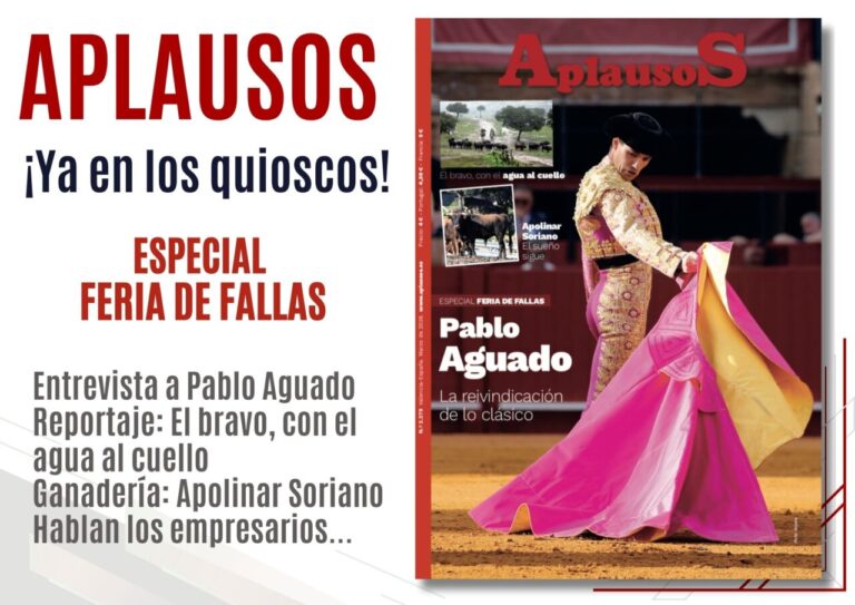 Pablo Aguado et un spécial de la Foire des Fallas, dans le nouvel Aplausos
