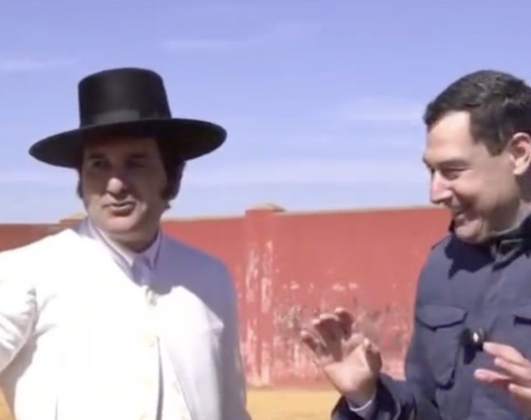 Morante, à Zahariche, avec Juanma Moreno Bonilla : « Merci, professeur, pour votre générosité »