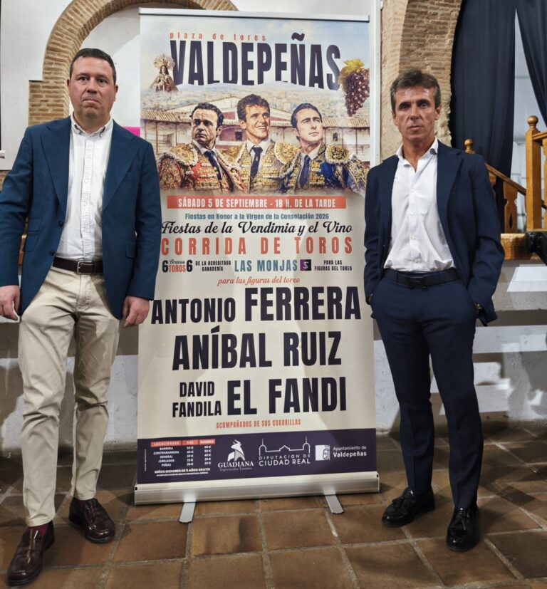 Trois grands toreros de réserve pour la Foire du Vin de Valdepeñas