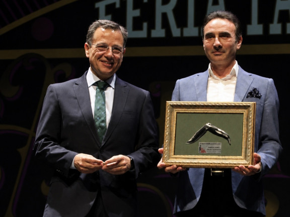 Enrique Ponce, crieur de la foire d'Albacete


