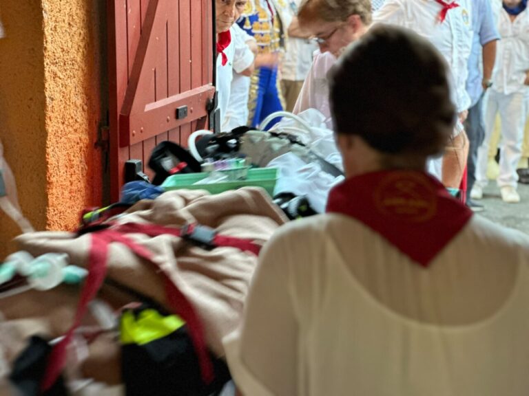 La fête de Bayonne, paralysée pendant plus de 40 minutes jusqu'au transfert à l'hôpital de Morenito de Arles