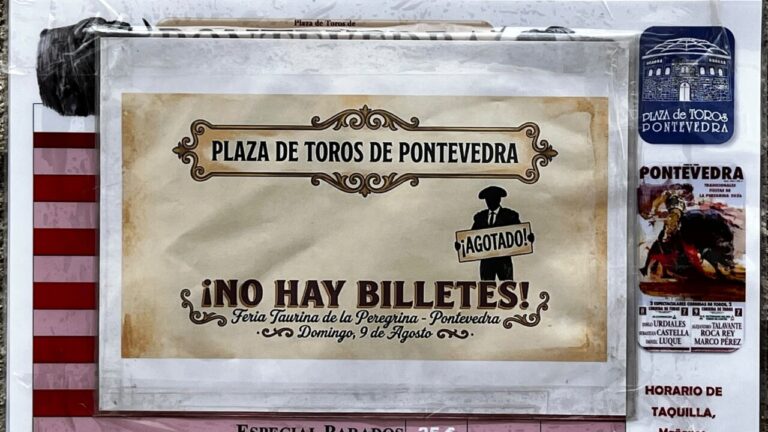 Pontevedra accroche l'affiche "Pas de billets" pour l'affiche d'aujourd'hui


