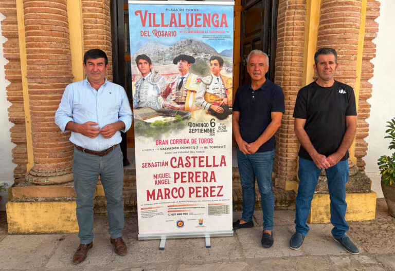 Castella, Perera et Marco Pérez, protagonistes de Villaluenga del Rosario


