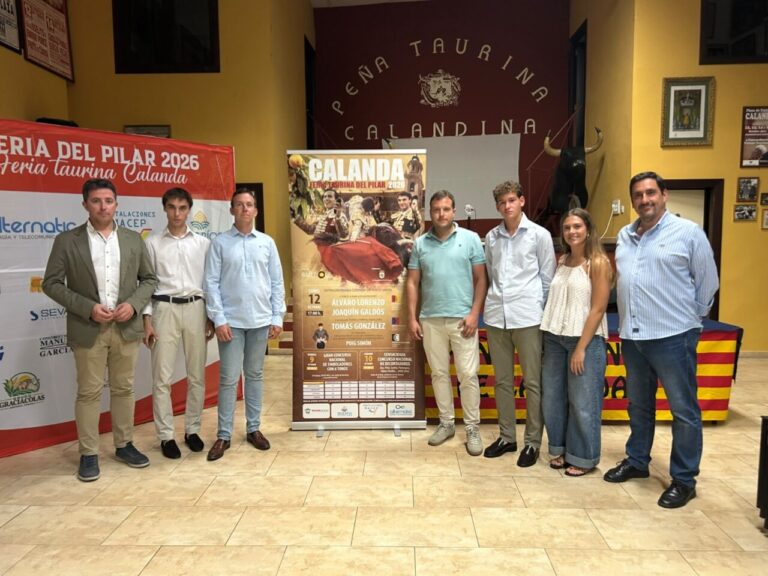 Álvaro Lorenzo et Joaquín Galdós mènent la corrida du 12 octobre à Calanda


