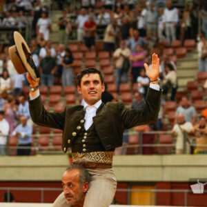 Guillermo Hermoso de Mendoza, premier vainqueur des Sanmateos de Logroño