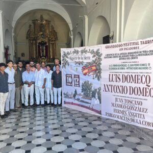 Luis et Antonio Domecq réapparaîtront à la fête taurine de Higuera de la Sierra