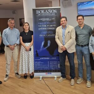 Víctor Puerto dit au revoir à Bolaños de Calatrava avec Antonio Ferrera et Olga Casado