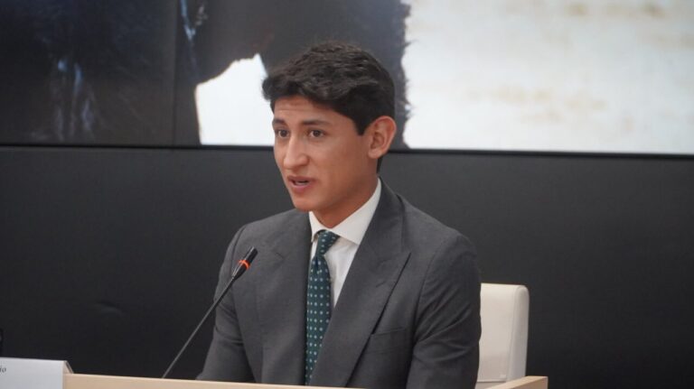 Emiliano Osornio, à l'événement « 500 ans de tauromachie au Mexique »