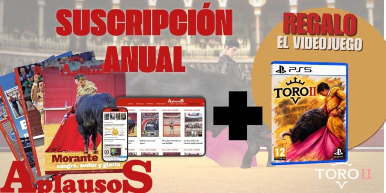 Abonnez-vous à Aplausos et recevez le jeu vidéo Toro II en cadeau
